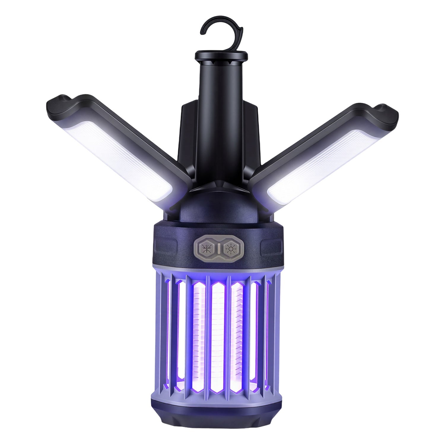 Outdoor Bug Zapper with Foldable Camping Lantern USB-C Rechargeable Electric Mosquito Killer
