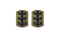 US Army 130th Engineer Brigade OCP Patch with Hook Fastener (pair)