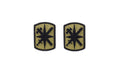 US Army 14th Military police Brigade OCP Patch with Hook Fastener (pair)