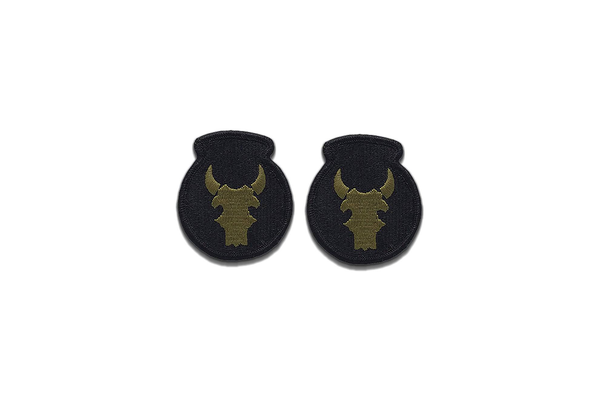 U.S. Army 34th Infantry Division OCP Patch with Hook Fastener (pair)