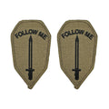U.S. Army Infantry School OCP Patch with Hook Fastener (pair)