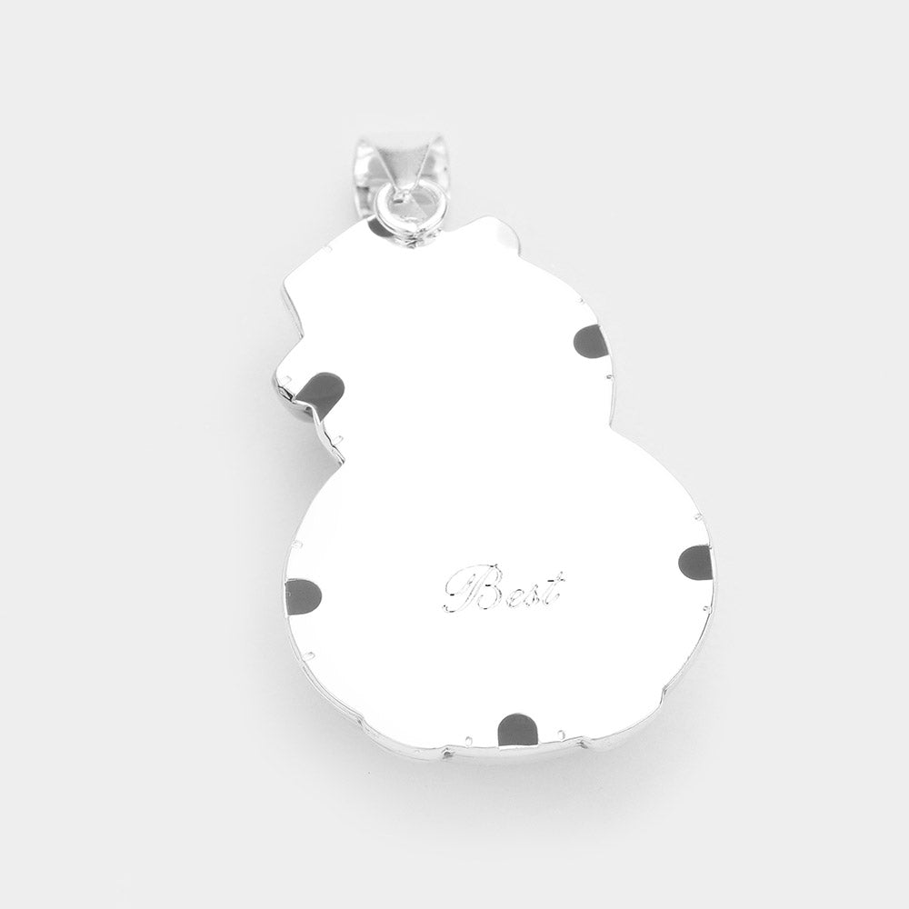 Snowman Metal Pin Brooch Pendant