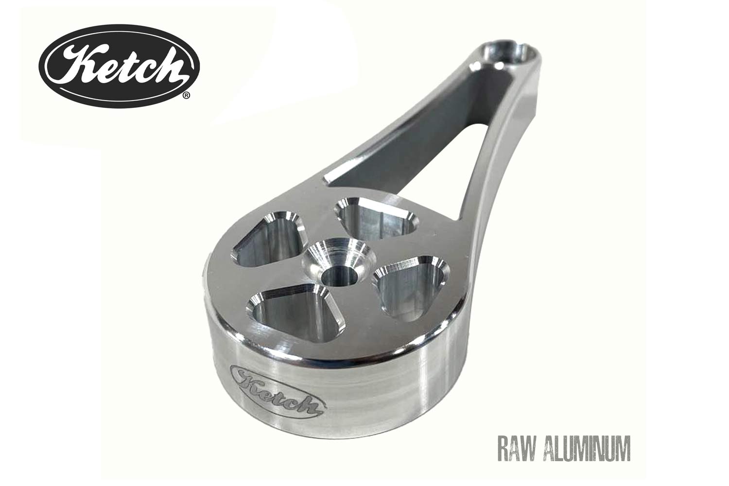 Ketch Anodized Aluminum PA Series Steering Handle