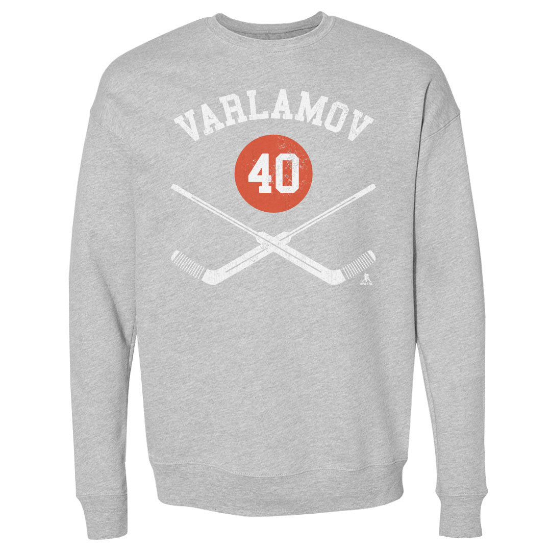 Semyon Varlamov New York I Goalie Sticks WHT