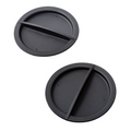 Flame King 2 pack Replacement Caps for Dual Propane Tank Cover - Black