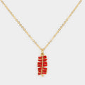 Firecracker Pendant Necklace