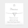 -V- Metal Initial Monogram Pendant Necklace