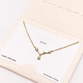 Cancer CZ Embellished Zodiac Sign Pendant Necklace