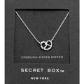 SECRET BOX_Sterling Silver Dipped Pretzel Pendant Necklace