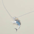 Swordfish Charm Pendant Necklace