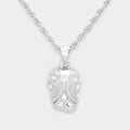 Accented Rhinestone Pendant Necklace