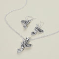 Antique Metal Bird Pendant Necklace