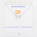 SECRET BOX_Metal Pretzel Pendant Necklace