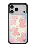 Pink Elephants iPhone Case