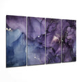 Purple Lavender Vein Marble Glass Wall Art