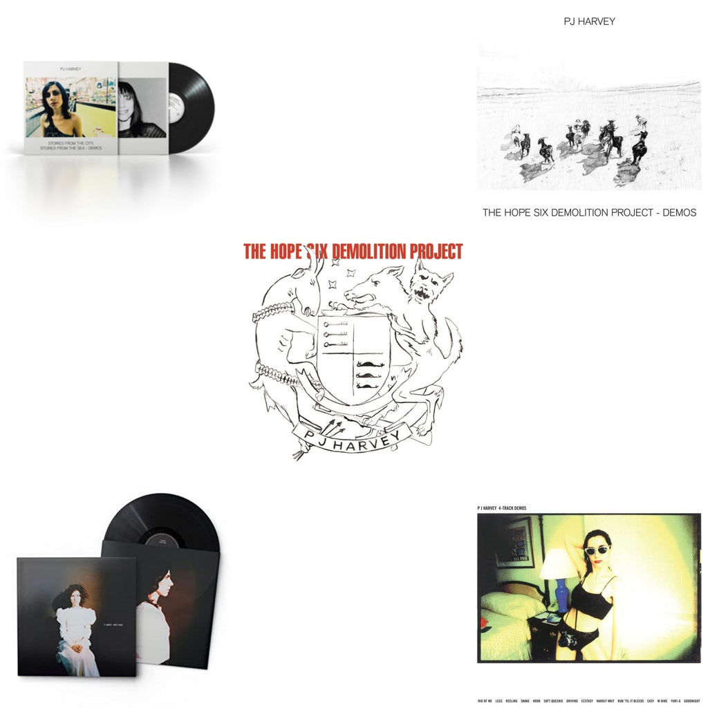 Pj Harvey - White Chalk & Hope Six Demolition Project & Hope Six Demolition Project - Demos & 4-Track Demos & Stories From The City, Stories From The Sea - Demos - LP Vinyl Bundle