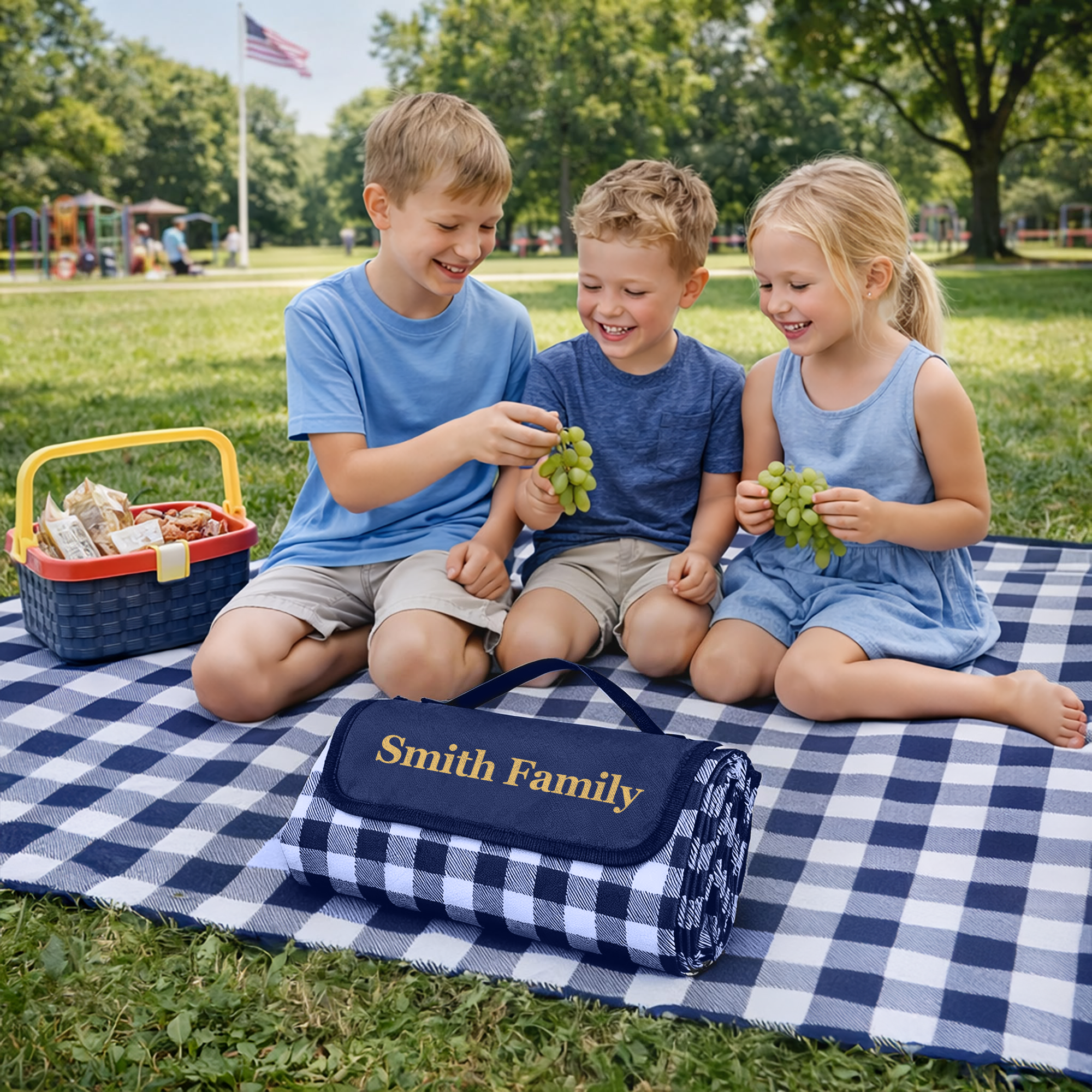 Personalized Large Picnic Blanket