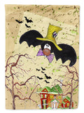 Bat Crazy Halloween Garden Flag Mailbox Decorative Yard Banner Outside Patio Artwork for Flower Beds, Garden Size, Multicolor