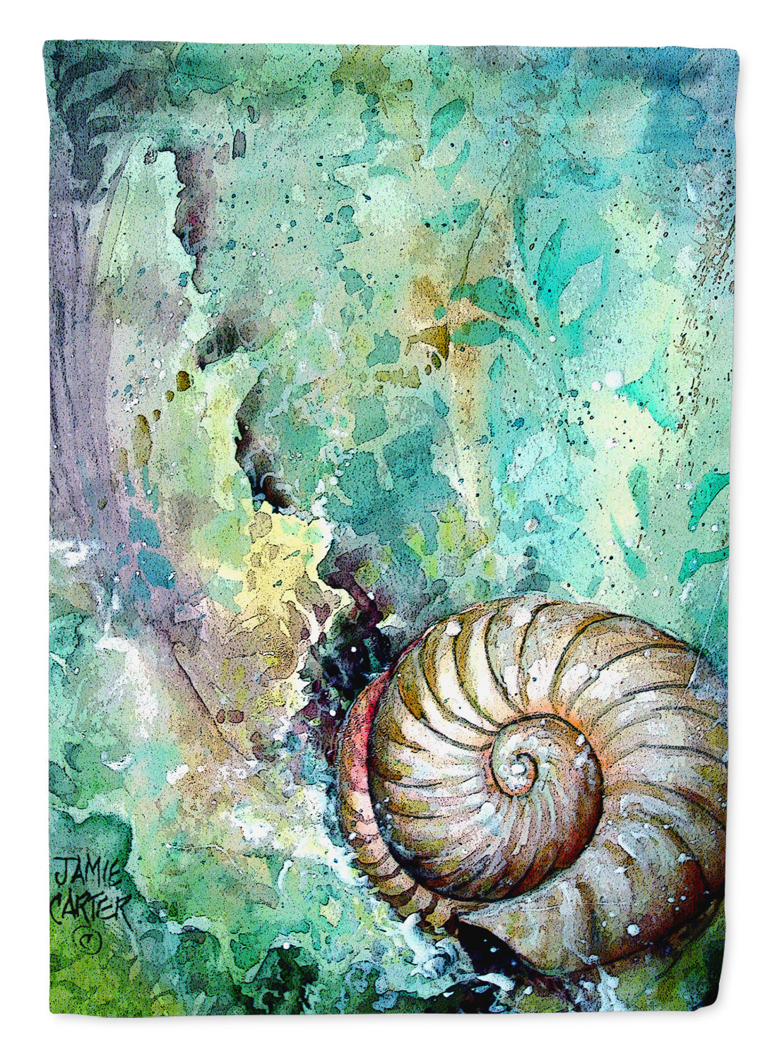 The Treasure of the Surf Shell Garden Flag Mailbox Decorative Yard Banner Outside Patio Artwork for Flower Beds, Garden Size, Multicolor