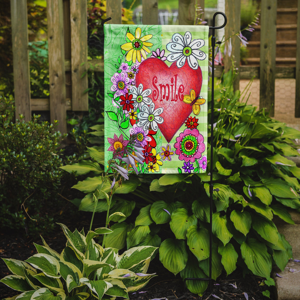 Smile Valentine's Day Garden Flag Mailbox Decorative Yard Banner Outside Patio Artwork for Flower Beds, Garden Size, Multicolor