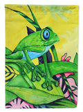 Summer Daze Frog Garden Flag Mailbox Decorative Yard Banner Outside Patio Artwork for Flower Beds, Garden Size, Multicolor