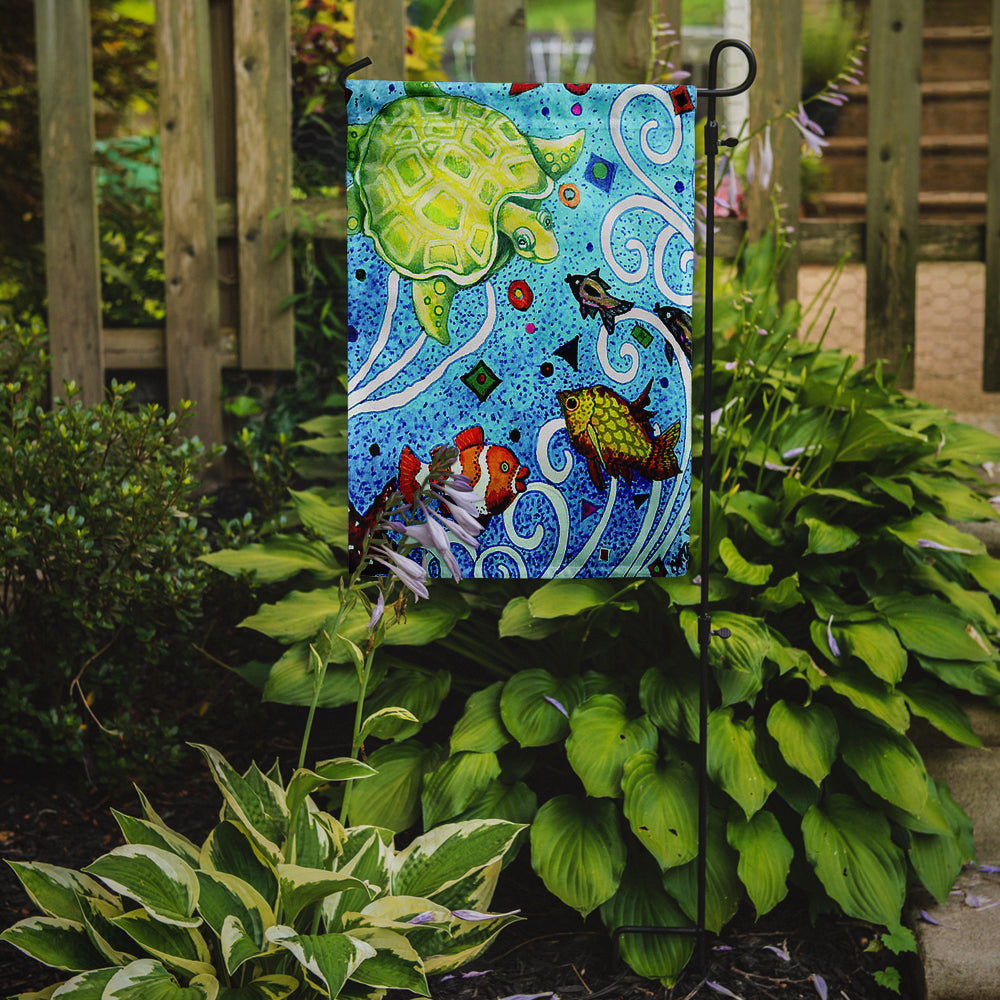 Turtle Time Turtle Garden Flag Mailbox Decorative Yard Banner Outside Patio Artwork for Flower Beds, Garden Size, Multicolor