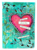 Heartfelt Wish Valentine's Day Garden Flag Mailbox Decorative Yard Banner Outside Patio Artwork for Flower Beds, Garden Size, Multicolor