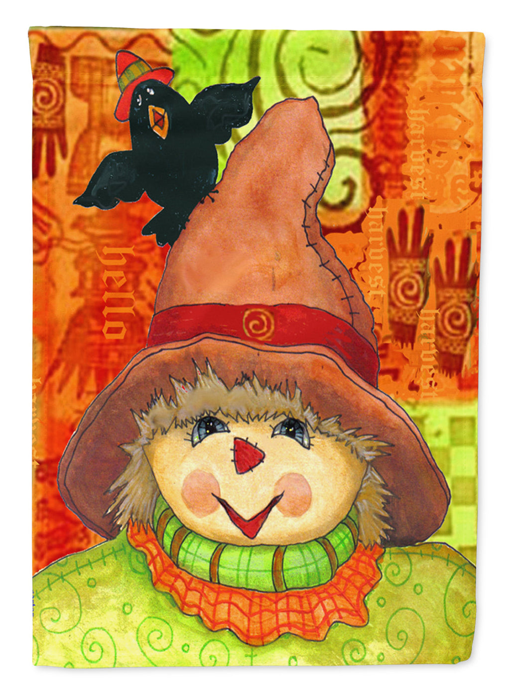 Harvey and the Scarecrow Fall Garden Flag Mailbox Decorative Yard Banner Outside Patio Artwork for Flower Beds, Garden Size, Multicolor