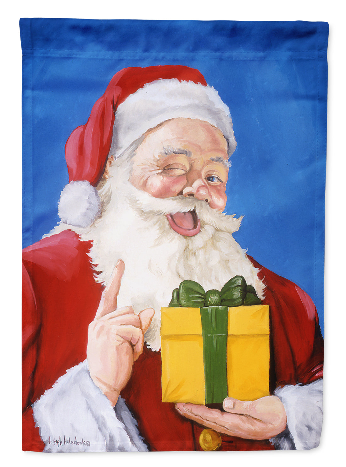 Santa Claus Just for You Garden Flag Mailbox Decorative Yard Banner Outside Patio Artwork for Flower Beds, Garden Size, Multicolor