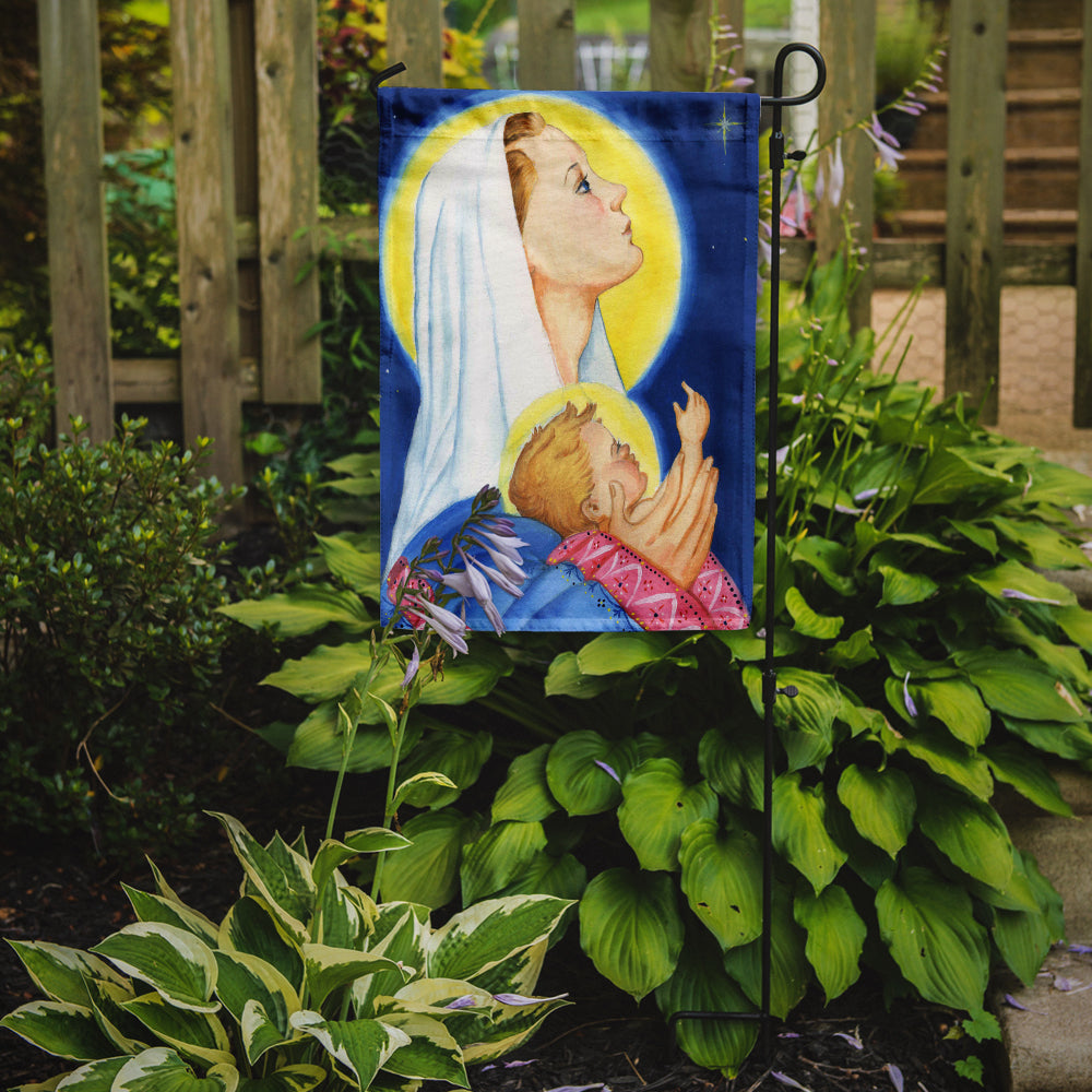 Jesus and Mary Star of Wonder Christmas Garden Flag Mailbox Decorative Yard Banner Outside Patio Artwork for Flower Beds, Garden Size, Multicolor