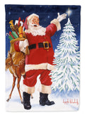 Santa Claus Star Bright Garden Flag Mailbox Decorative Yard Banner Outside Patio Artwork for Flower Beds, Garden Size, Multicolor
