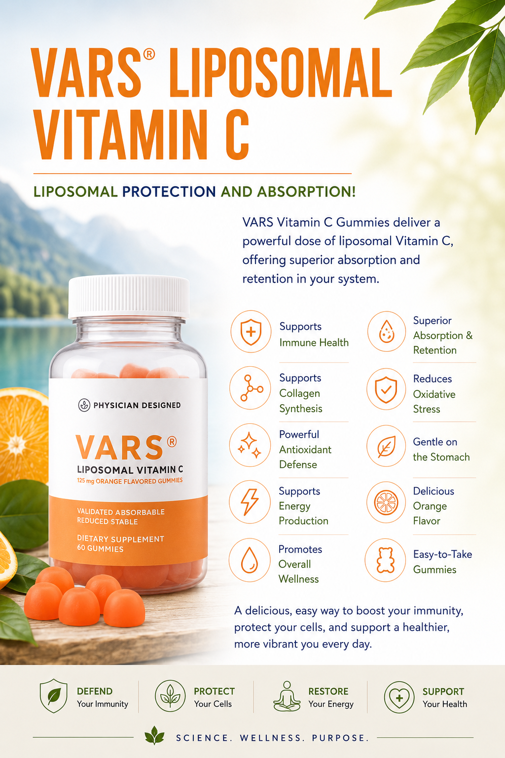VARS Liposomal Vitamin C Gummies