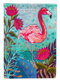 Flamingo Beach Garden Flag Mailbox Decorative Yard Banner Outside Patio Artwork for Flower Beds, Garden Size, Multicolor