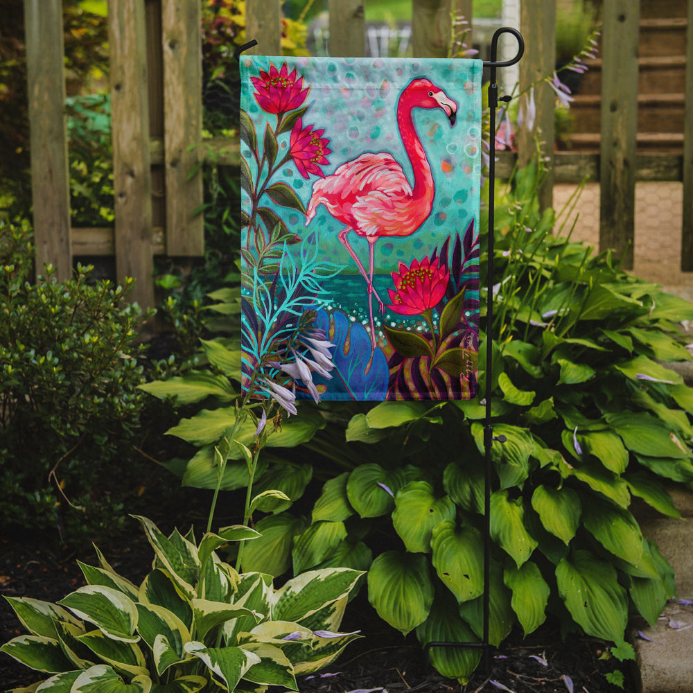 Flamingo Beach Garden Flag Mailbox Decorative Yard Banner Outside Patio Artwork for Flower Beds, Garden Size, Multicolor
