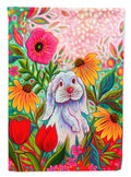 Little Spring Hippity Hop Easter Garden Flag Mailbox Decorative Yard Banner Outside Patio Artwork for Flower Beds, Garden Size, Multicolor