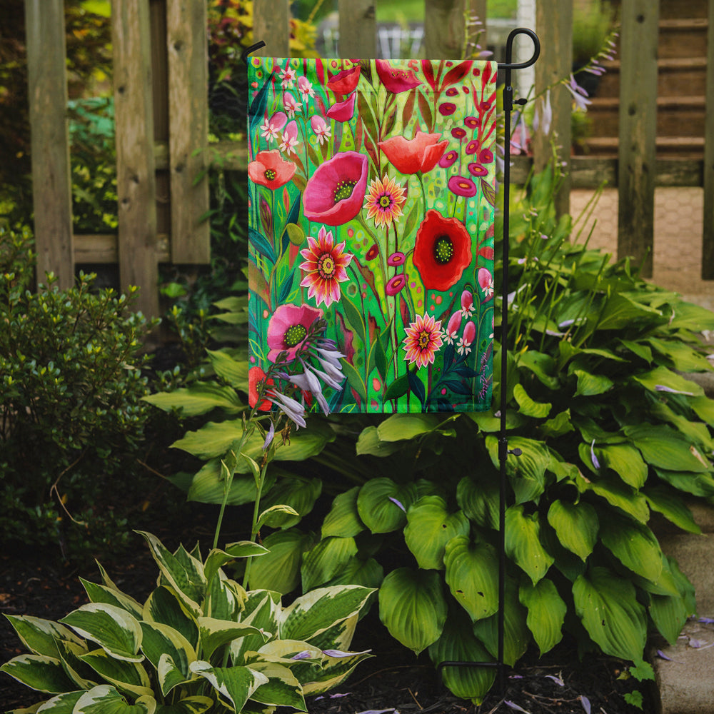 Pink Passion Flowers Garden Flag Mailbox Decorative Yard Banner Outside Patio Artwork for Flower Beds, Garden Size, Multicolor