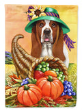 Basset Hound Autumn Garden Flag Mailbox Decorative Yard Banner Outside Patio Artwork for Flower Beds, Garden Size, Multicolor