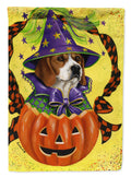 Beagle Halloweenie Garden Flag Mailbox Decorative Yard Banner Outside Patio Artwork for Flower Beds, Garden Size, Multicolor