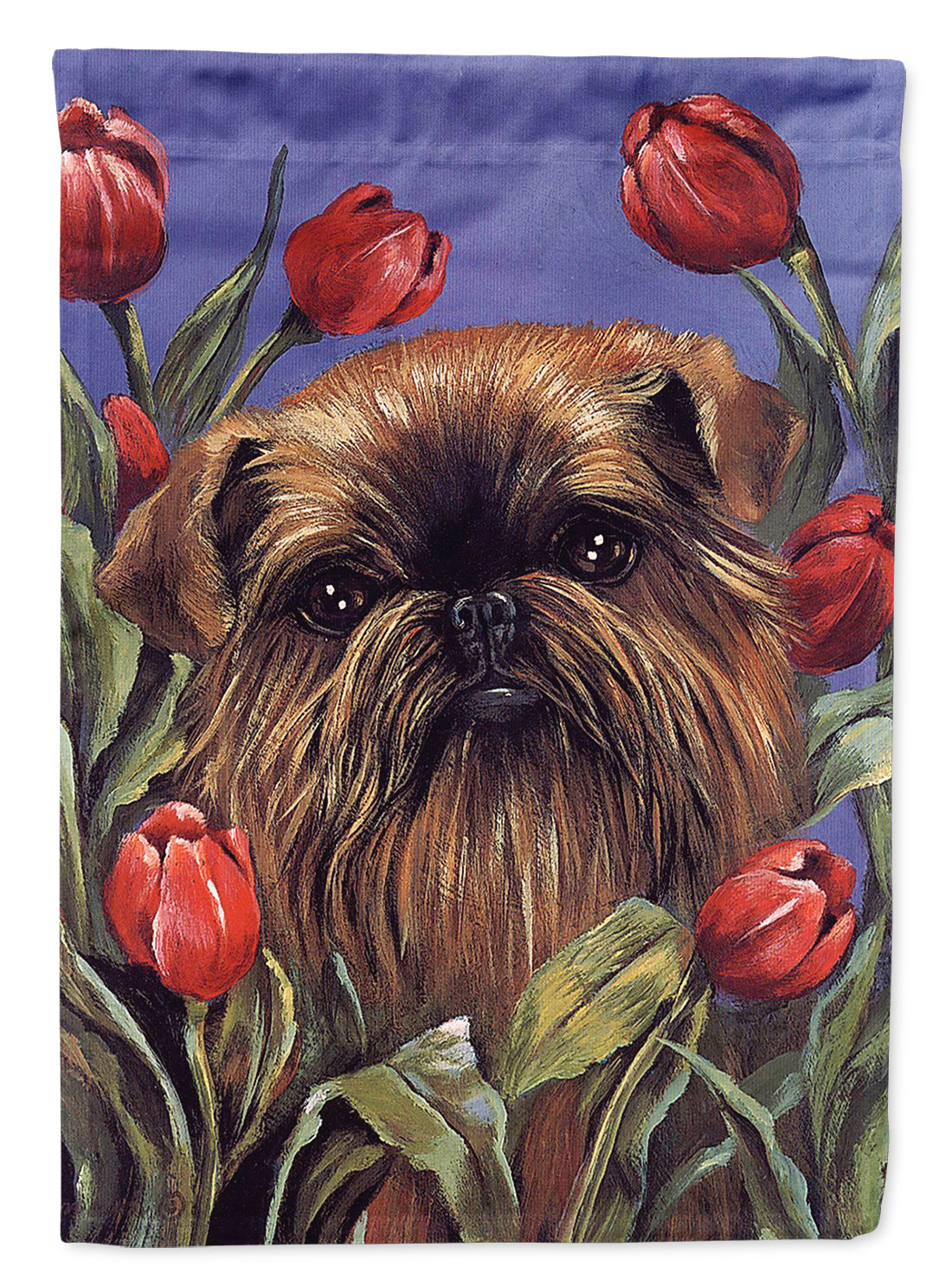 Brussels Griffon Peek a Boo Garden Flag Mailbox Decorative Yard Banner Outside Patio Artwork for Flower Beds, Garden Size, Multicolor