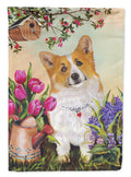 Corgi Sunshine Garden Flag Mailbox Decorative Yard Banner Outside Patio Artwork for Flower Beds, Garden Size, Multicolor