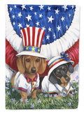 Dachshund USA Garden Flag Mailbox Decorative Yard Banner Outside Patio Artwork for Flower Beds, Garden Size, Multicolor