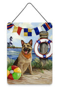 German Shepherd Life Saver Wall or Door Hanging Prints Aluminum Metal Sign Kitchen Wall Bar Bathroom Plaque Home Decor Front Door Plaque, 12x16, Multicolor