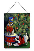 Jack Russell Christmas My Gift Wall or Door Hanging Prints Aluminum Metal Sign Kitchen Wall Bar Bathroom Plaque Home Decor Front Door Plaque, 12x16, Multicolor