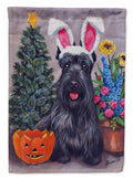 Scottish Terrier Scottie for All Seasons Garden Flag Mailbox Decorative Yard Banner Outside Patio Artwork for Flower Beds, Garden Size, Multicolor