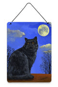Black Cat Hocus Pocus Halloween Wall or Door Hanging Prints Aluminum Metal Sign Kitchen Wall Bar Bathroom Plaque Home Decor Front Door Plaque, 12x16, Multicolor