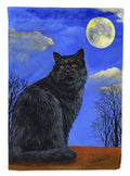 Black Cat Hocus Pocus Halloween Garden Flag Mailbox Decorative Yard Banner Outside Patio Artwork for Flower Beds, Garden Size, Multicolor