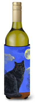 Black Cat Hocus Pocus Halloween Wine Bottle Hugger Gift Sleeve for Standard 750 ml Bottles, Insulated Reusable Also Fits Mini Shot & Pint Bottles