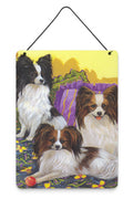 Papillon Party Pals Wall or Door Hanging Prints Aluminum Metal Sign Kitchen Wall Bar Bathroom Plaque Home Decor Front Door Plaque, 12x16, Multicolor