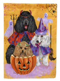 Poodle Halloween Garden Flag Mailbox Decorative Yard Banner Outside Patio Artwork for Flower Beds, Garden Size, Multicolor