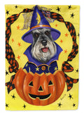 Schnauzer Halloween Garden Flag Mailbox Decorative Yard Banner Outside Patio Artwork for Flower Beds, Garden Size, Multicolor